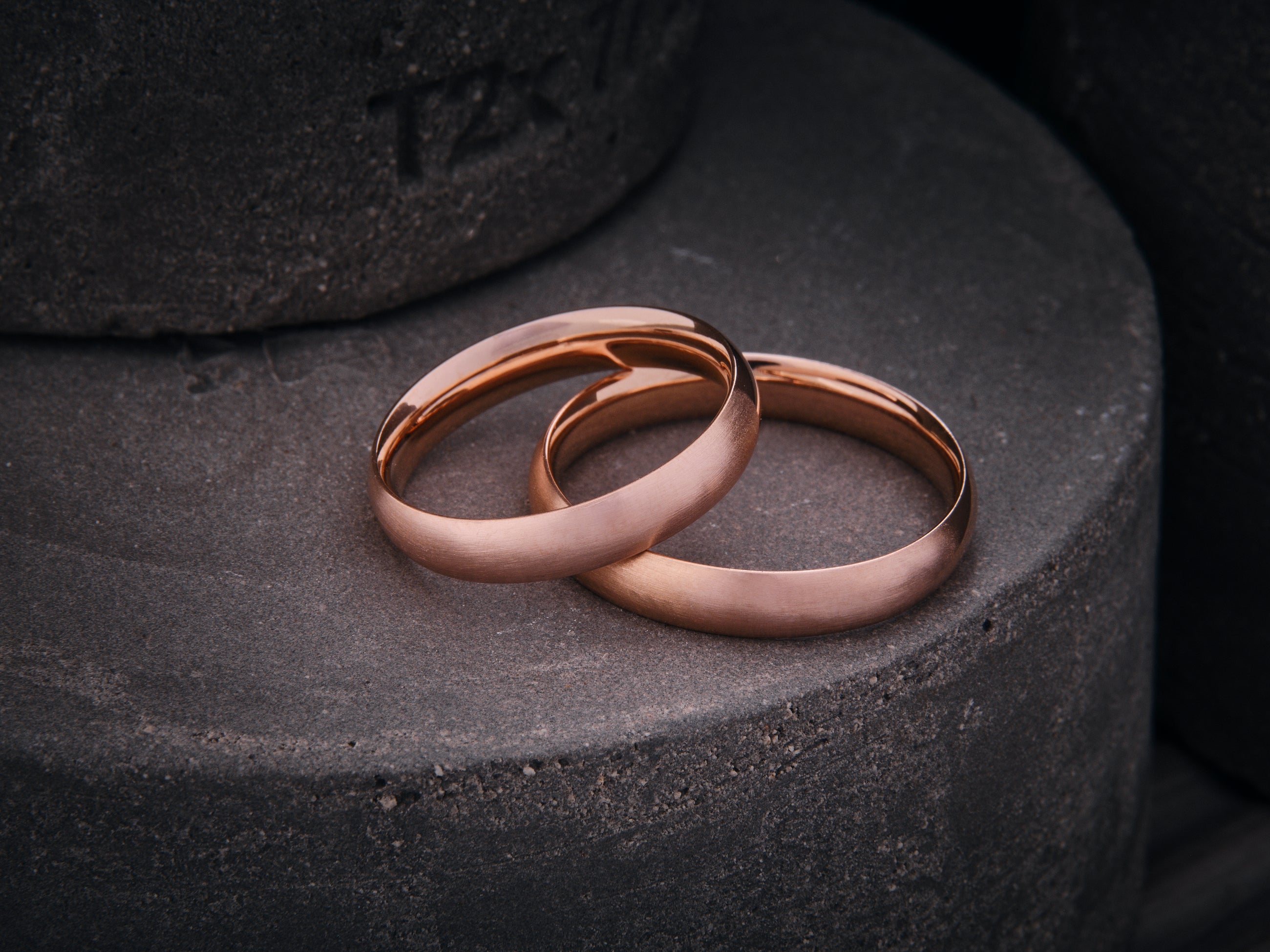 Wedding rings "Satin matt"
