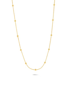 Ankerkette Kugel Gold