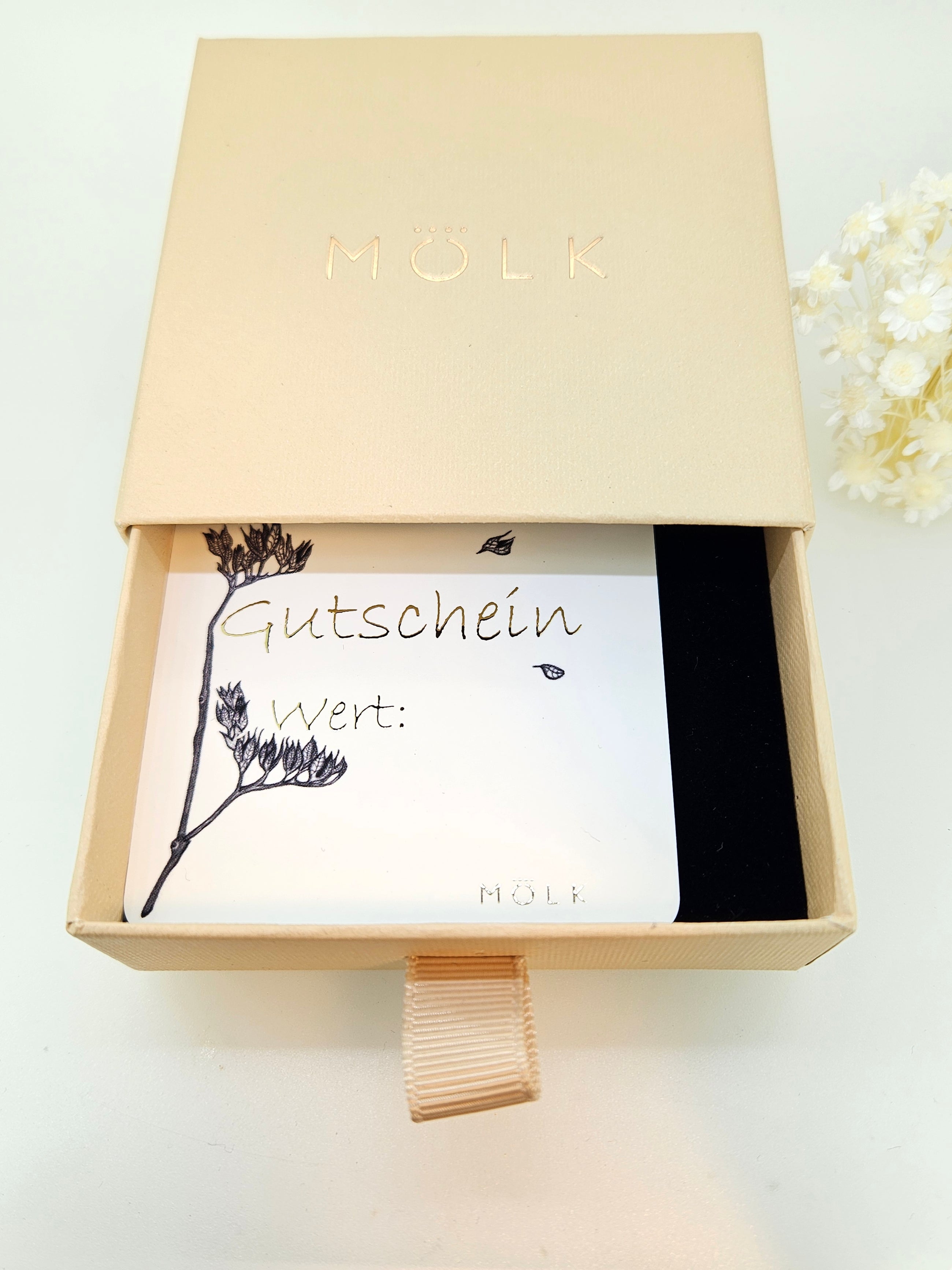 Voucher in jewelry box