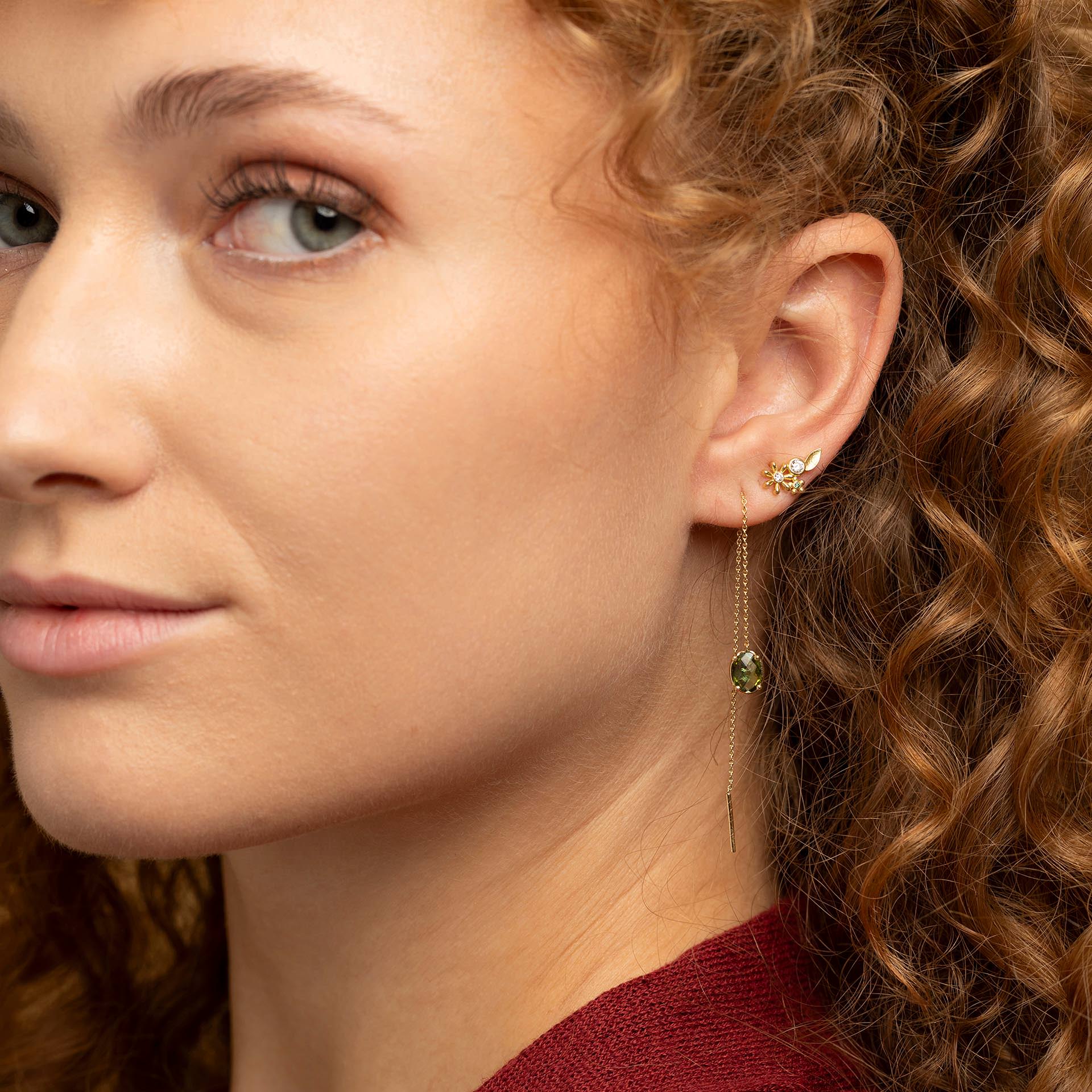 Ob Olivenblatt oder Eukalyptus – unsere Ohrringe vereinen Symbolkraft und Design.