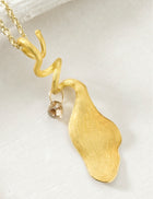 Pendant "Leaf" in 18kt Gold