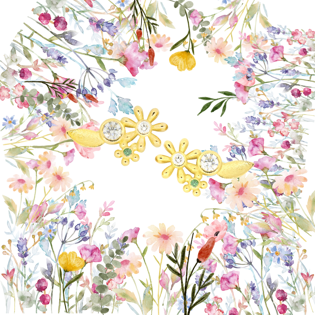 Ohrringe "Wiesenblume"