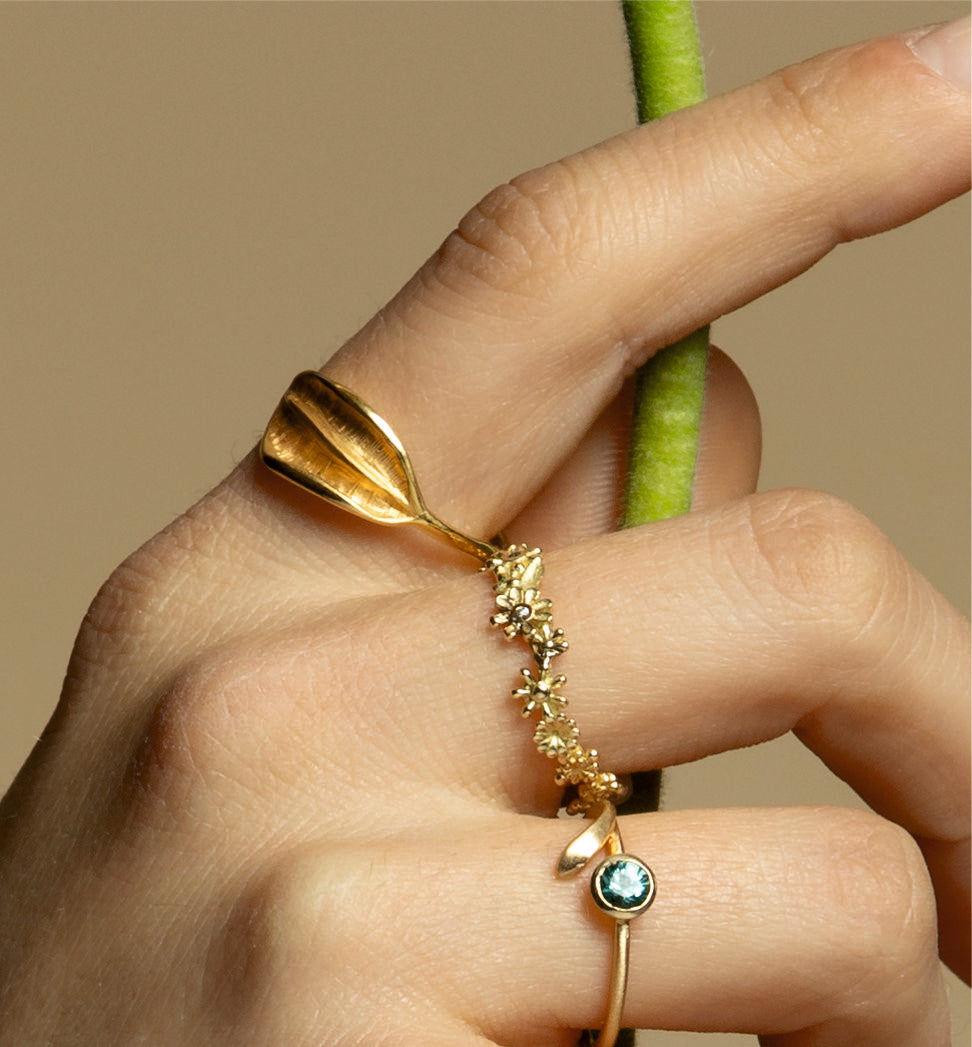 Ring "das Olivenblatt"