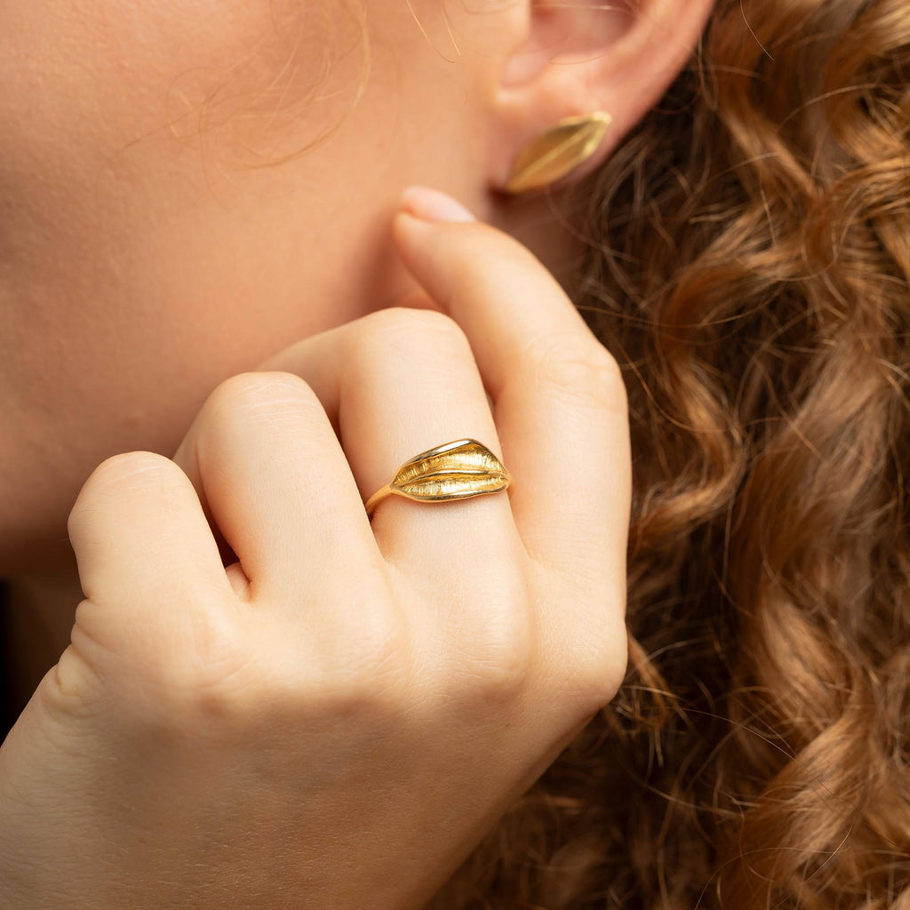 Ring  das Olivenblatt