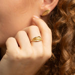 Ring  das Olivenblatt