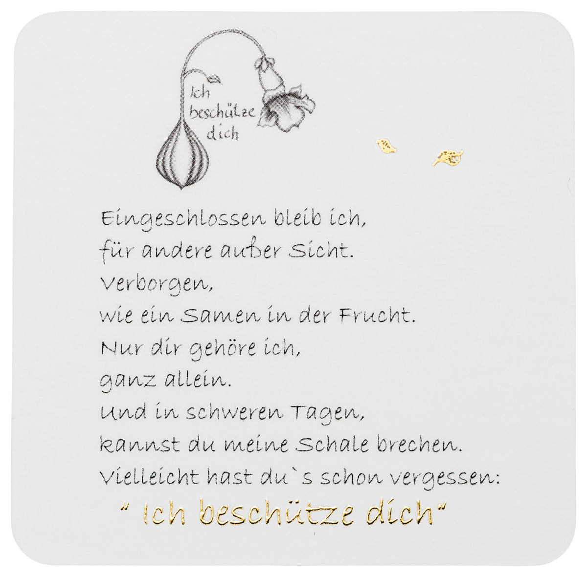 The "Bud" Mini Medallion in 18k Gold