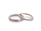 Wedding rings "Hammered"
